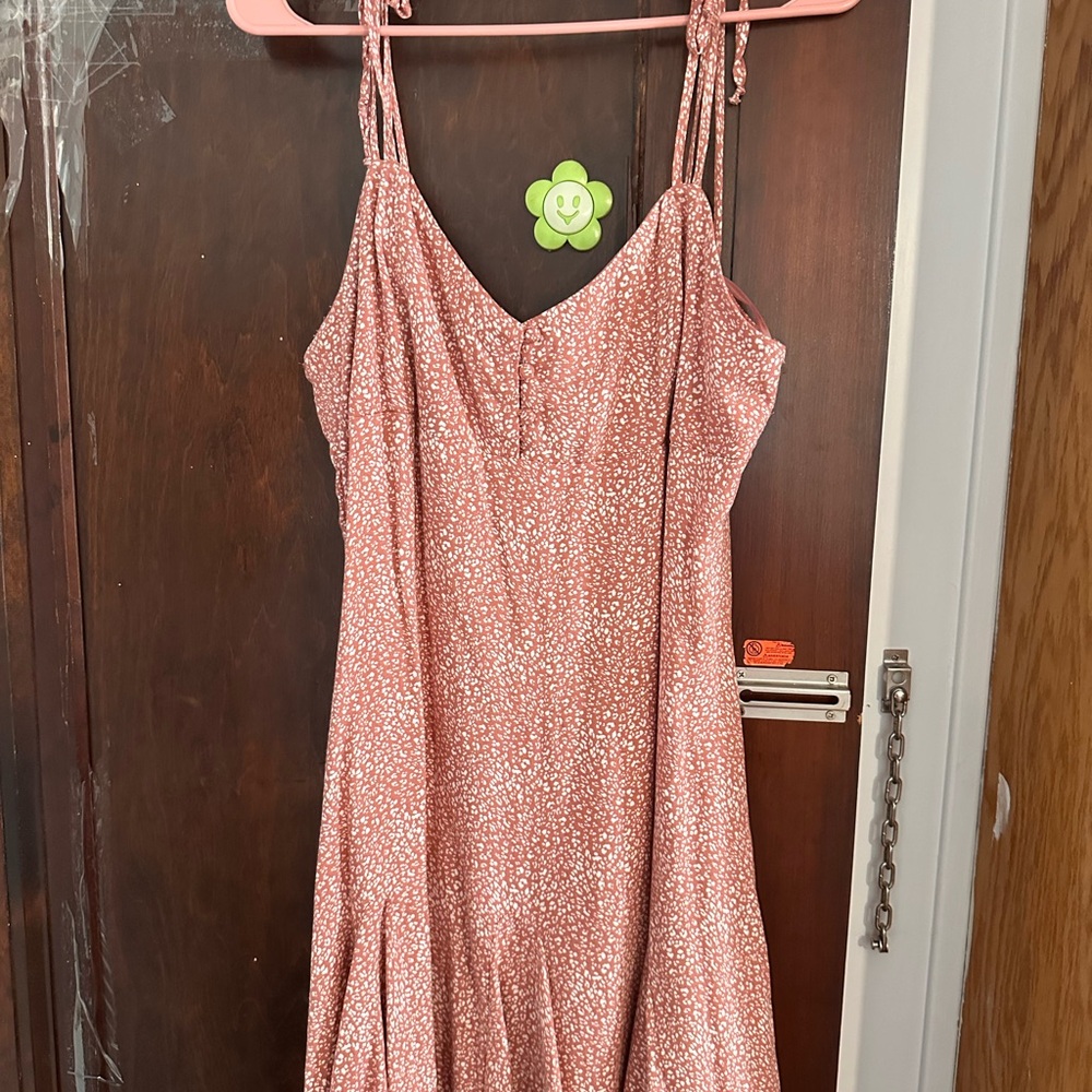 Pink Floral Dress